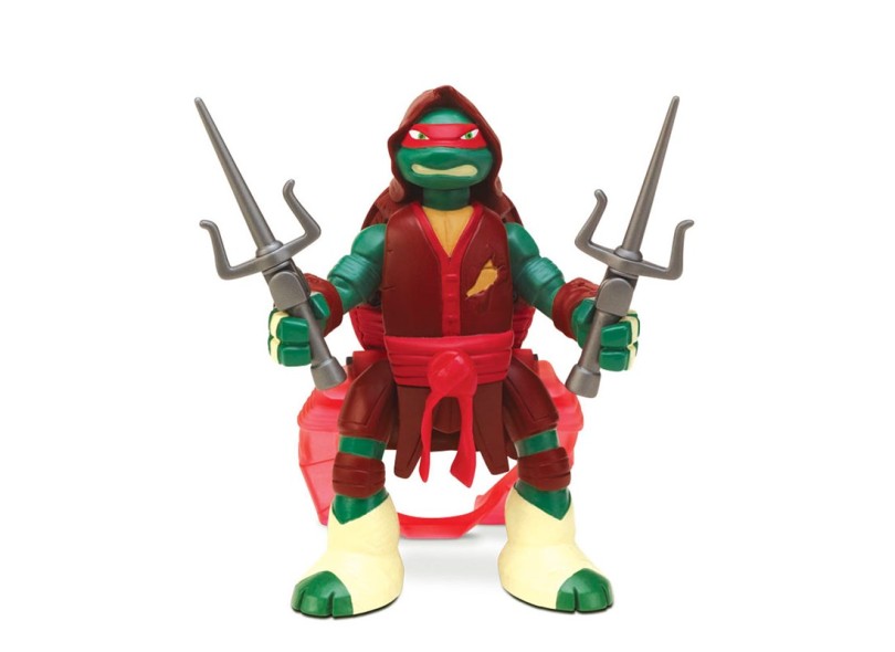 Boneco Tartarugas Ninja Rafael Throw In Battle BR285 - Multikids