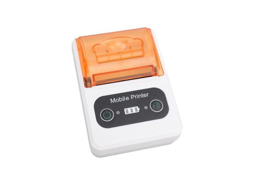 Impressoras de Recibos Térmicos - Impressora de Recibos Bluetooth Pequena de 58 Mm Com Impressão de Alta Velocidade, Impressora POS Portátil Sem Fio para Pequenas Empresas,