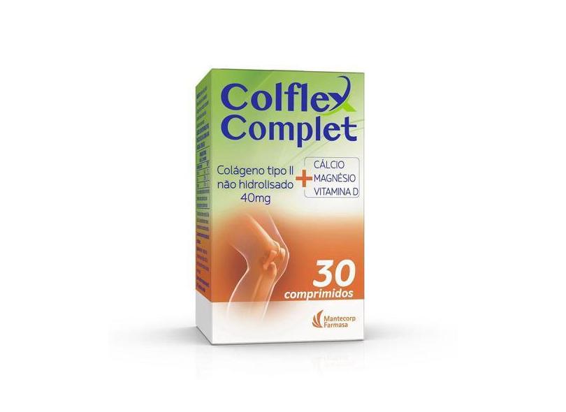 Suplemento Alimentar Proteinas De Colageno Colflex Complet 30 Caps