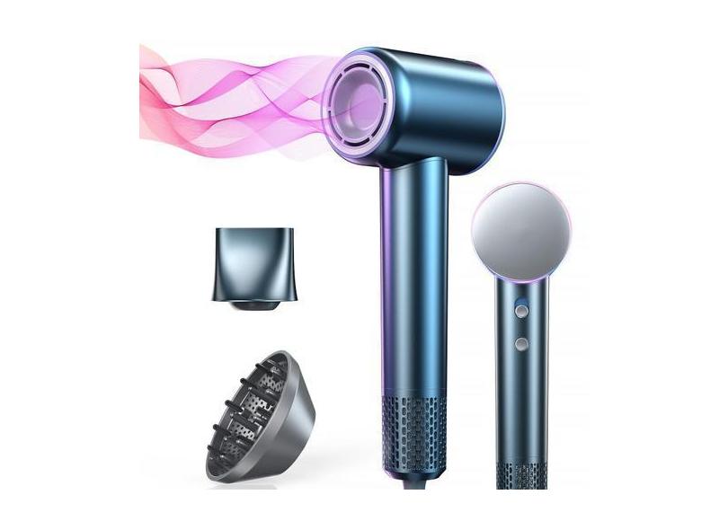 Secador de cabelo iDoo 1500W com difusor de 110.000 RPM de alta veloci