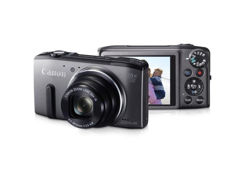 Câmera Digital Canon PowerShot 12,1 MP Full HD SX270 HS