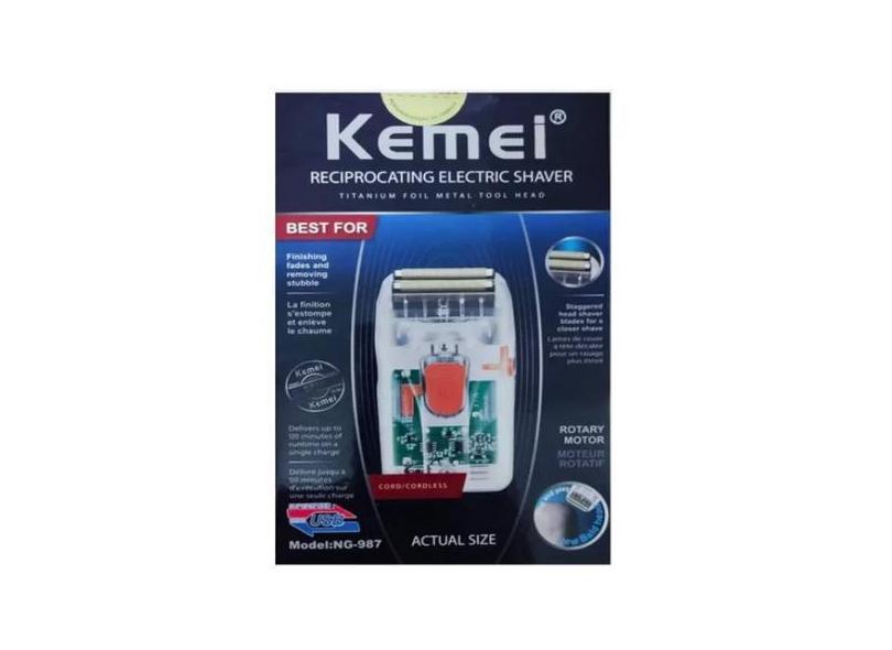 Barbeador Profissional Kemei Shaver 110/220 v Barbeiro