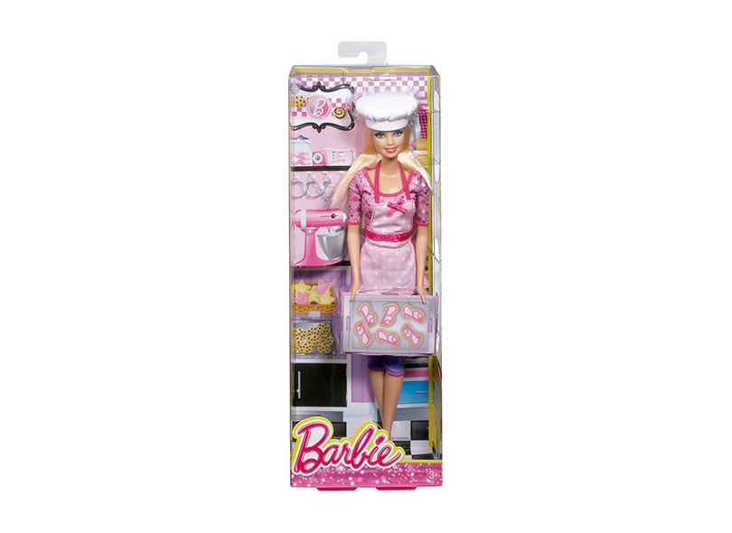 Boneca Barbie Chef de Cookies Mattel