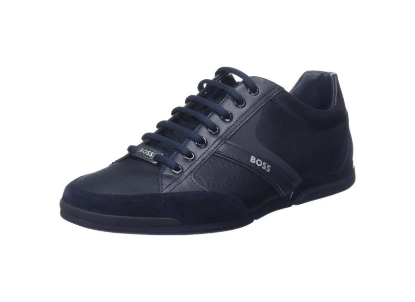 Tênis Hugo Boss Saturn Low Profile para homens - azul escuro