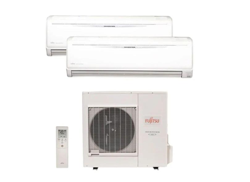 Ar Condicionado Multi Split Inverter Fujitsu 36.000 Btus (2x Evap 24.000) Quente/Frio 220V Monofásico