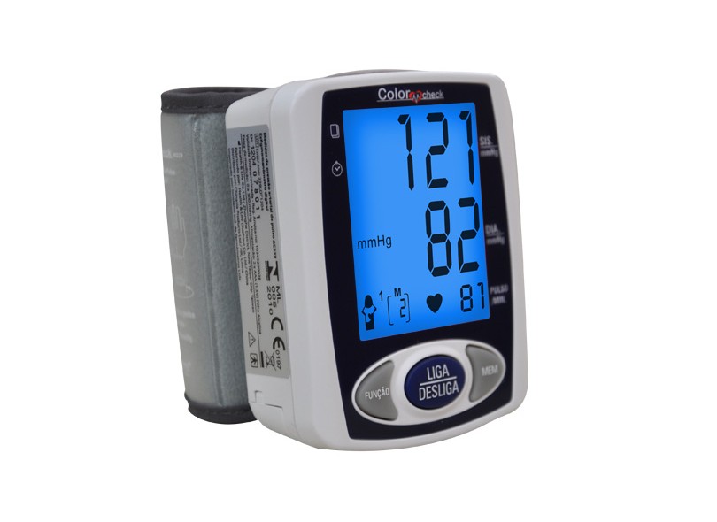 Aparelho Medidor de Pressão De Pulso Digital Automático Incoterm Color Check AC229