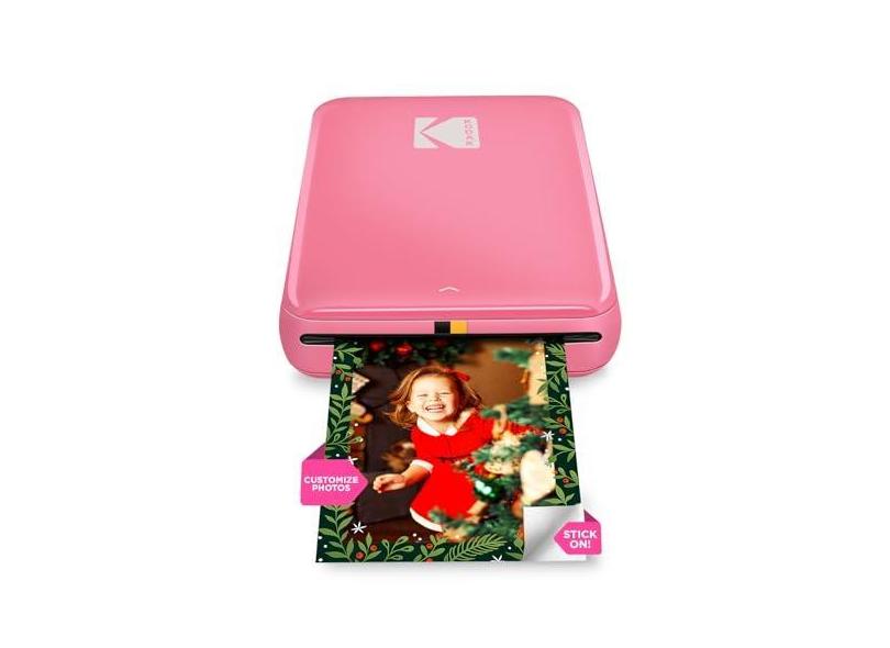 KODAK Step Instant Impressora fotográfica para smartphone – Impressora móvel sem fio portátil mini colorida – fotos adesivas Zink 5 x 7,6 cm – Bluetooth compatível com dispositivos iOS e Android –