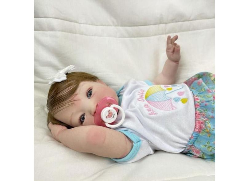 Bebê Reborn de Silicone - Boneca Bebê Reborn Menina Realista em Promoção é  no Buscapé