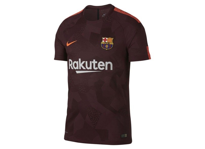 Camisa Jogo Barcelona III 2017/18 Sem Número Nike