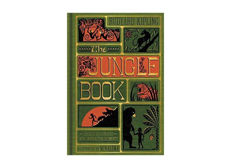 The Jungle Book (Illustrated with Interactive Elements) - Rudyard Kipling - 9780062389503