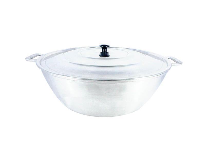 Tacho Panela Restaurante Alça Alumínio Fundido Polido 50Cm