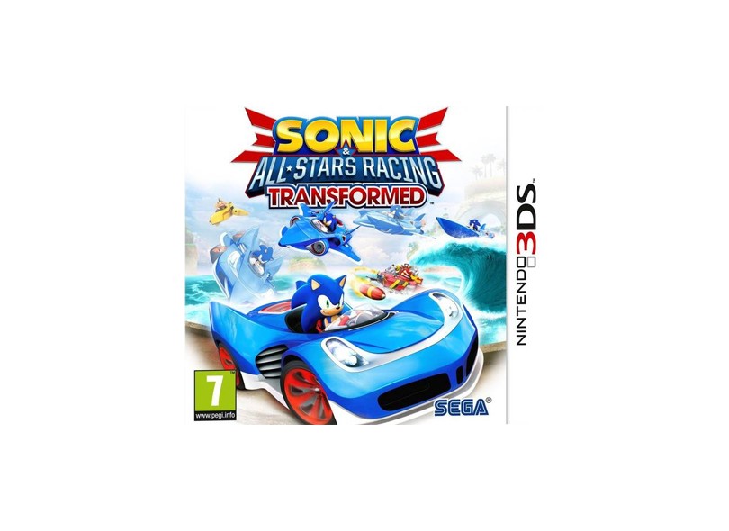 Jogo Sonic & All-Stars Racing: Transformed Sega Nintendo 3DS