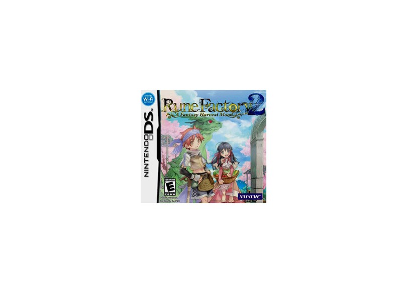 Jogo Rune Factory 2 A Fantasy Harvest Moon Natsume Nintendo DS
