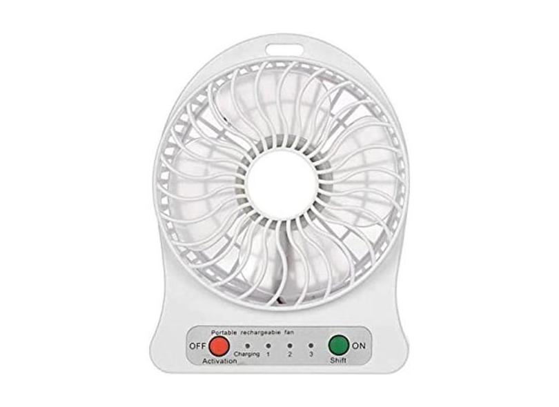 Ventilador De Mesa Portátil Recarregável Usb Luatek Ls902