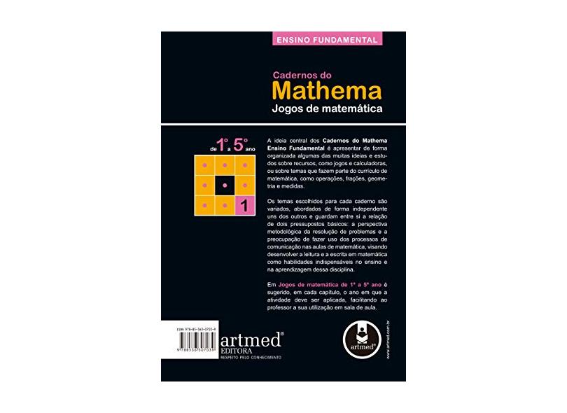 Cadernos do Mathema Ensino Fundamental - Jogos de Matemática de 1º