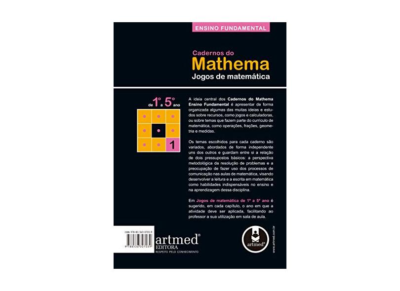 Cadernos Do Mathema: Jogos De Matemática De 1º A 3º Ano Vol.3 Ensino Médio  - livrofacil