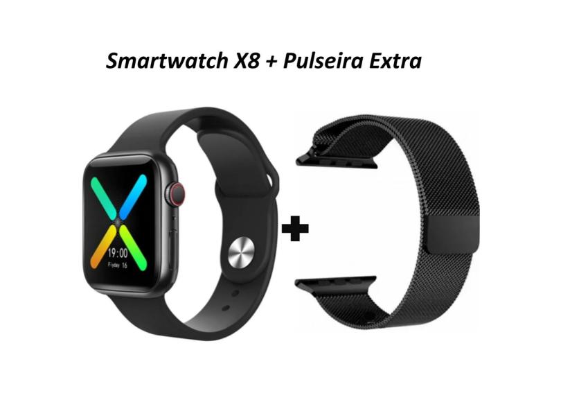 Smartwatch X8 para Android e ios + Pulseira Extra