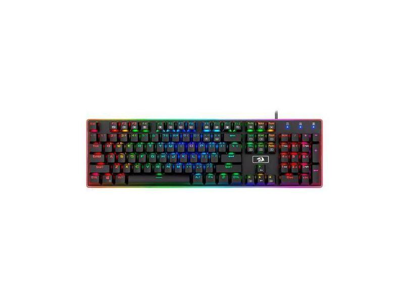Teclado Mecanico Gamer Redragon K595RGB Ratri / RGB / Black Switch / U