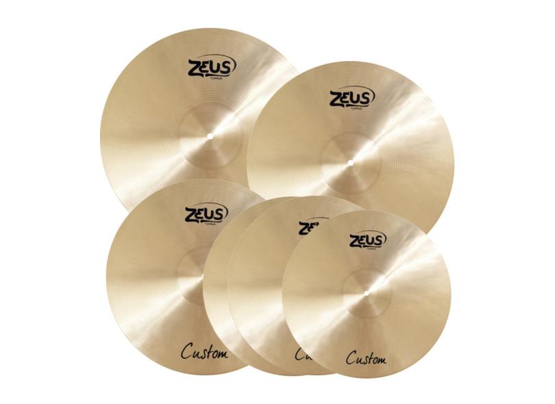 Kit Pratos Zeus Custom Set E - Com 1 Hi-Hat 14