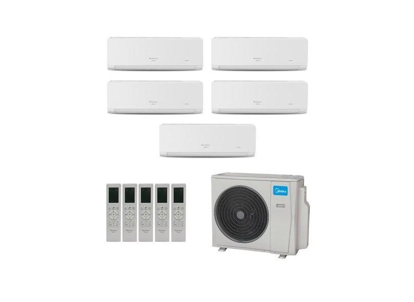 Ar-Condicionado Multi Split Inverter Springer Midea 42.000 (2x Evap HW 9.000 + 3x Evap HW 12.000) Quente/Frio 220V