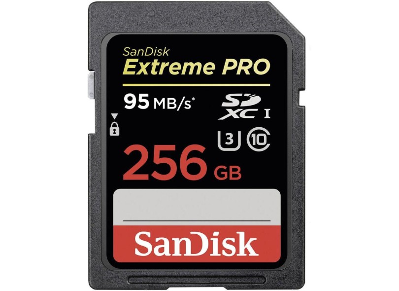 Cartão de Memória SDXC SanDisk Extreme Pro 256 GB SDSDXPA-256G