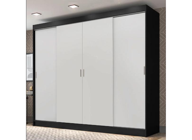 Guarda-Roupa Casal 4 Portas 3 Gavetas Austin Madesa