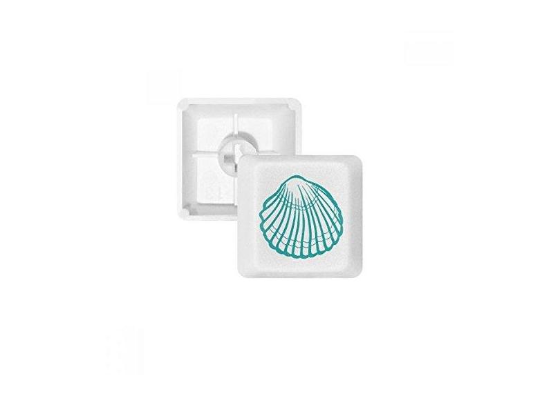 Teclado mecânico com ilustração verde Scallop Marine Life Kit de atualização para jogos PBT