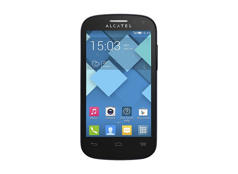 Smartphone Alcatel One Touch Pop C3 4033E 2 Chips 4GB Android 4.2 (Jelly Bean Plus) 3G Wi-Fi