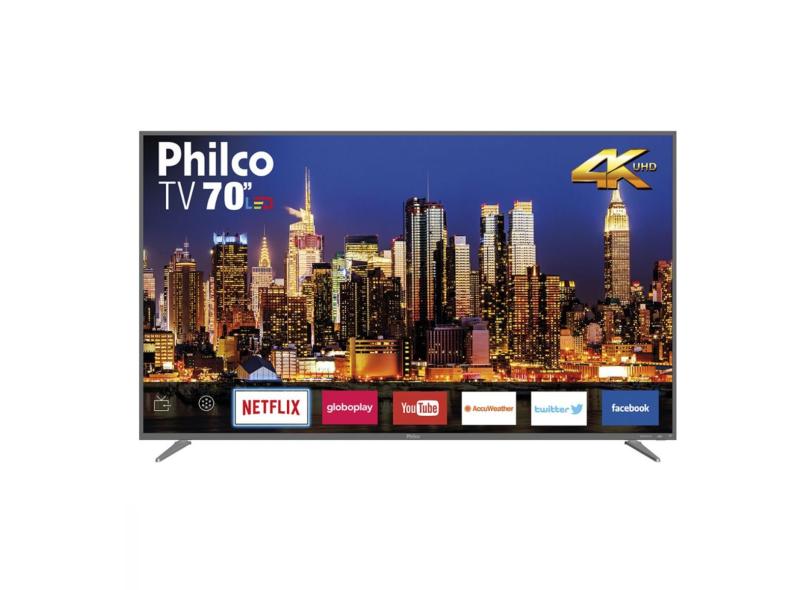 Smart TV TV LED 70 " Philco 4K Netflix PTV70Q50SNSG 3 HDMI