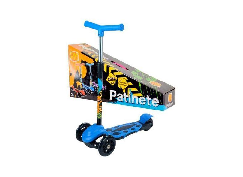 Patinete Infantil Brinquedo Radical Power New Azul - Dm Toys