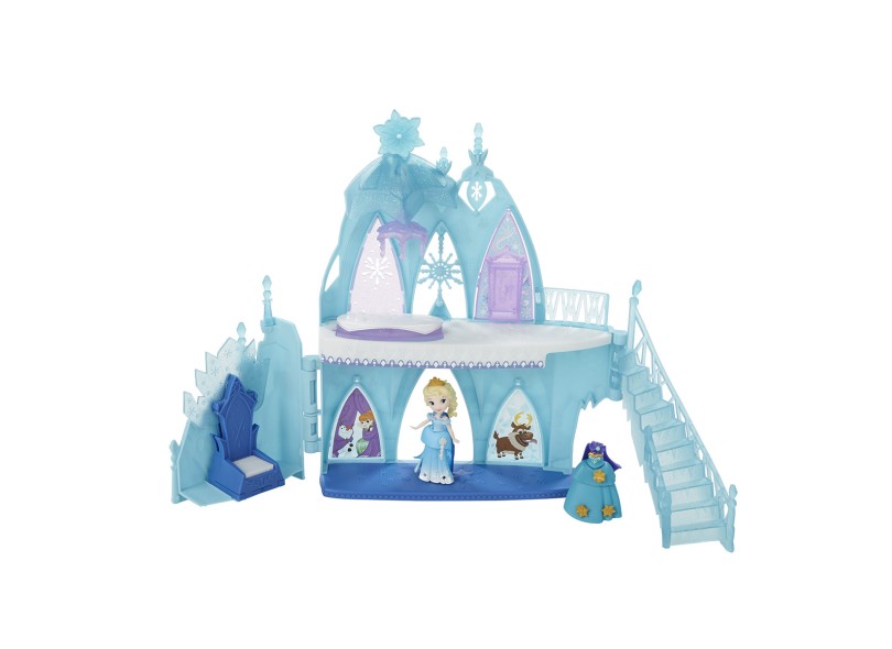 Boneca Frozen Mini Playset Castelo Luxuoso Hasbro