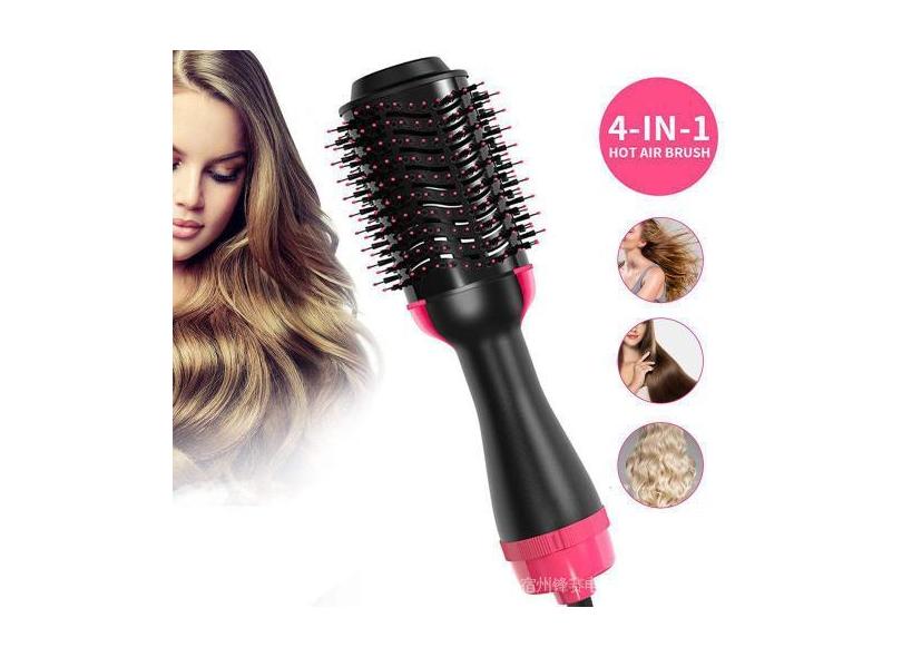 Escova Secadora Elétrica Oval Curler Alisadora Modeladora Cabelo Strai