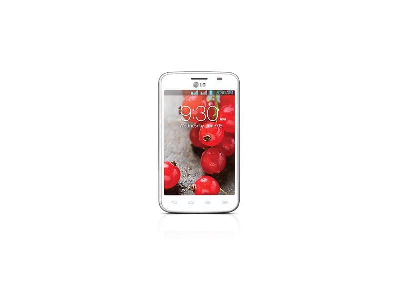 Smartphone LG Optimus L4 II Dual E445 Câmera Desbloqueado Android 4.1 Wi-Fi