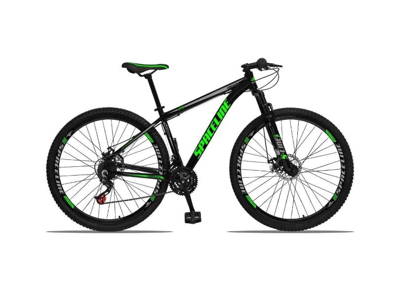 Bicicleta Spaceline 21 Marchas Aro 29 Suspensão Dianteira a Disco Mecânico Orion 2020