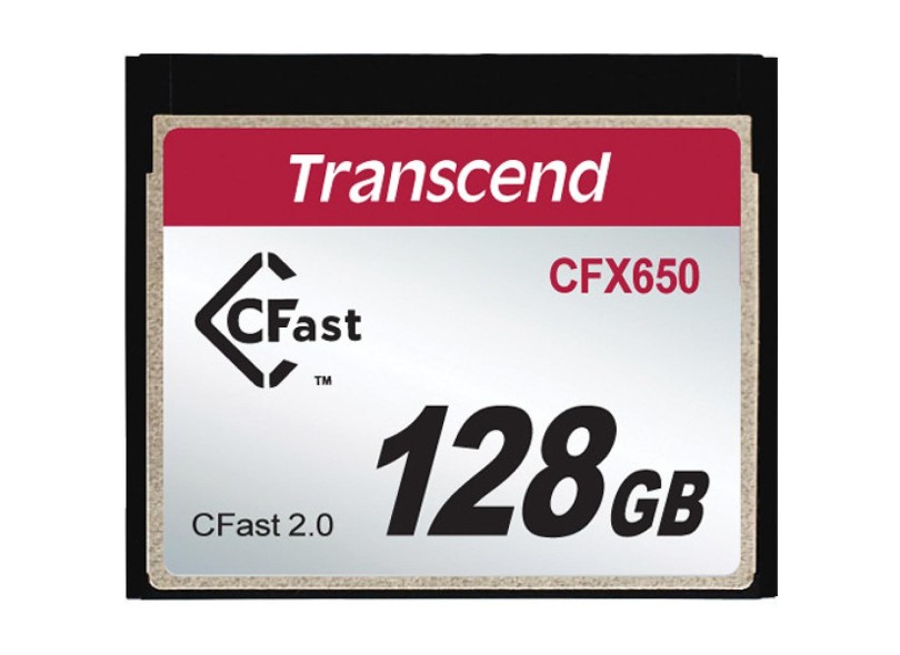 Cartão de Memória Compact Flash II Transcend 128 GB CFX650