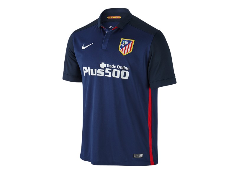 Camisa Torcedor Atlético de Madrid II 2015/16 sem Número Nike