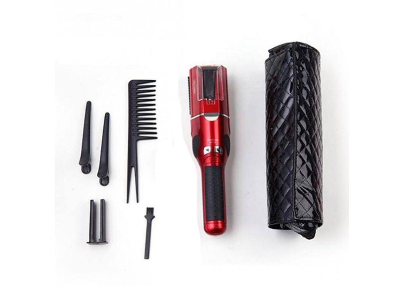 Aparador de cabelo sem fio Enderado Ezpromos EZP-2020 vermelho/preto