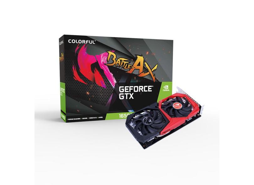 Placa de Video NVIDIA GeForce GTX 1650 4 GB GDDR6 128 Bits Colorful GTX 1650 SUPER NB 4G-V