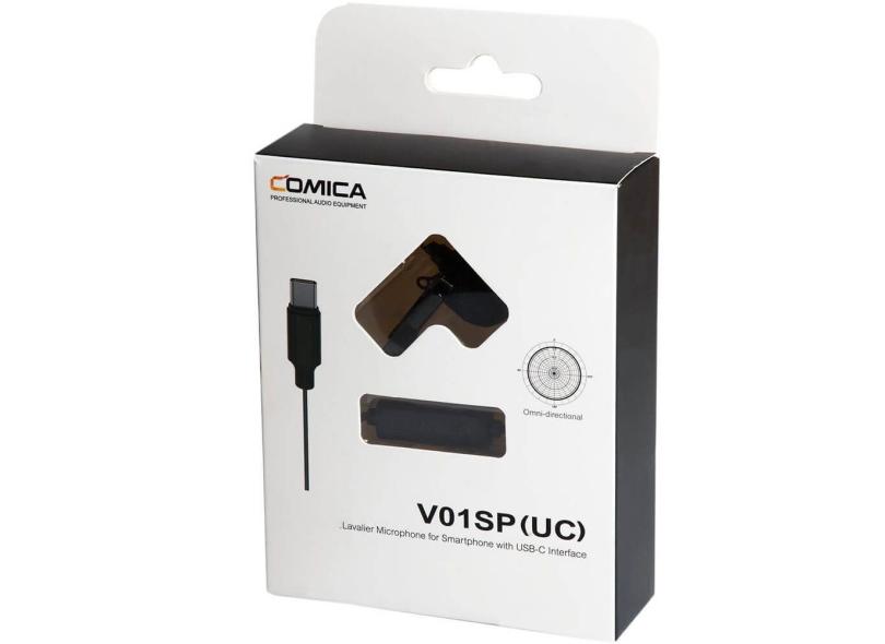 Microfone De Lapela Comica Cvm-V01Sp Uc Para Smartphone