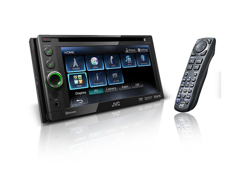 DVD Player Automotivo JVC Tela TouchScreen 6 " Viva Voz KW-AV61