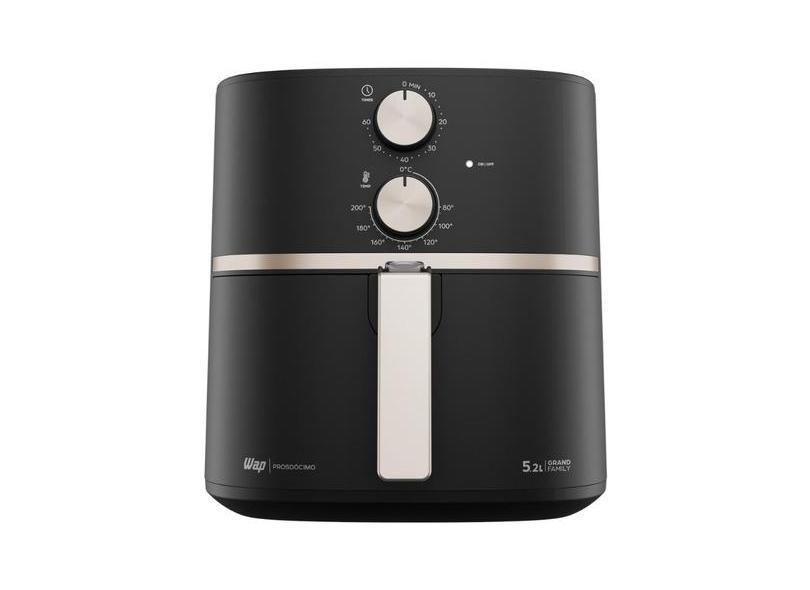 Fritadeira Elétrica Wap Air Fryer Grand Family 5.2l 127v Grand Family
