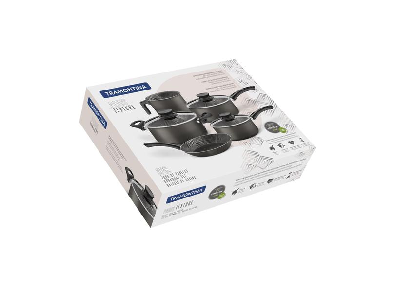 Conjunto de Panelas 5 peça(s) Tramontina Paris Texture 28599