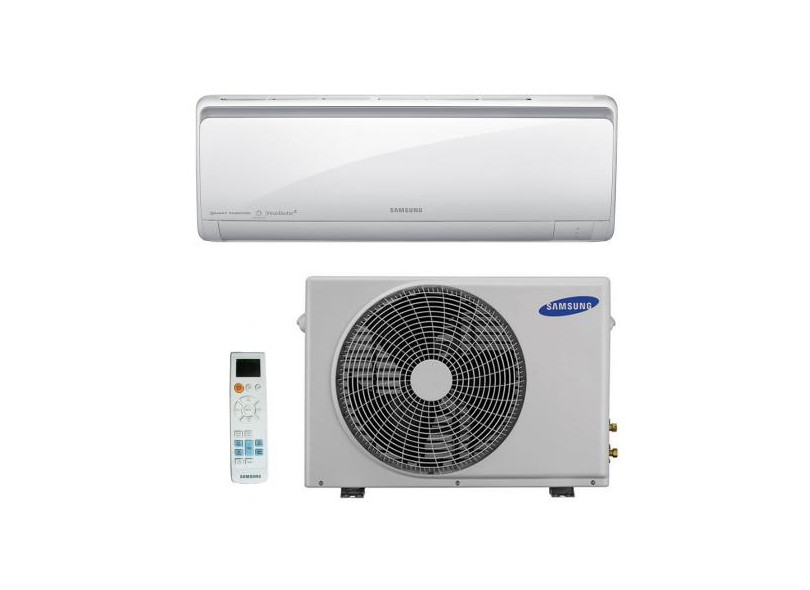 Ar Condicionado Split Hi Wall Samsung Smart 9.000BTUs Inverter Controle Remoto Quente/Frio AQV09PSBT/XAZ