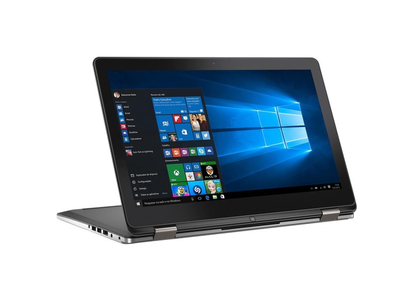 Notebook Conversível Dell Inspiron 7000 Intel Core i7 6500U 8 GB de RAM 1024 GB Híbrido 16.0 GB 15 " Touchscreen Windows 10 i15-7568-A20