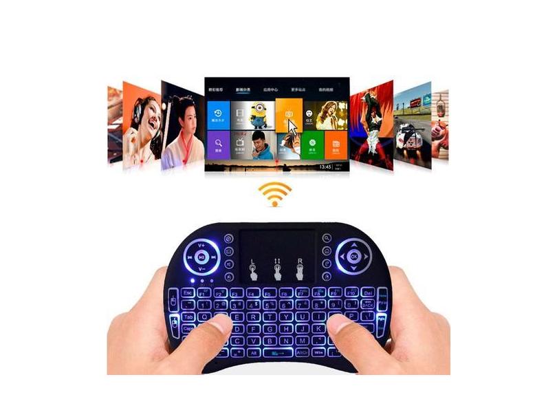 Teclado Mini Universal com Mouse Integrado Perfeito para Videogame e A