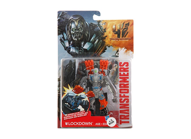Boneco Transformers Lockdown Power Battlers A6147 / A7950 - Hasbro