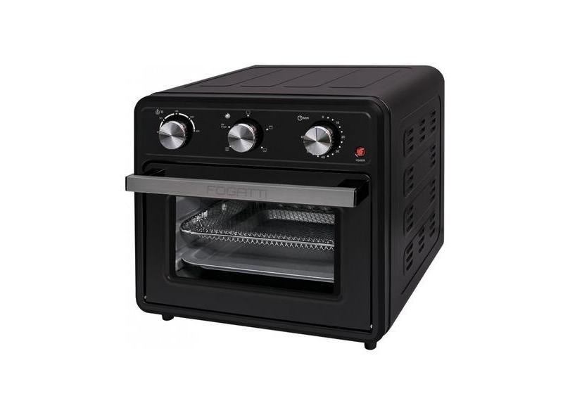 Forno Fryer Elétrico De Bancada 22 Litros Fogatti Black Fryer