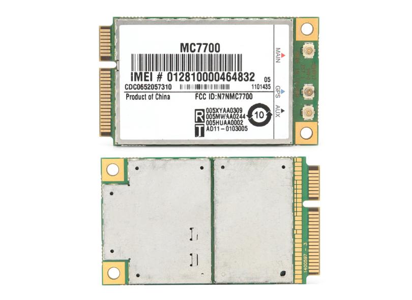 Carte Réseau 4G LTE PCI Express - Module MC7700, Débit Jusqu'à 100 Mbps, Compatible 3G/4G, Pour Ajouter Une Connexion Cellulaire à Un PC
