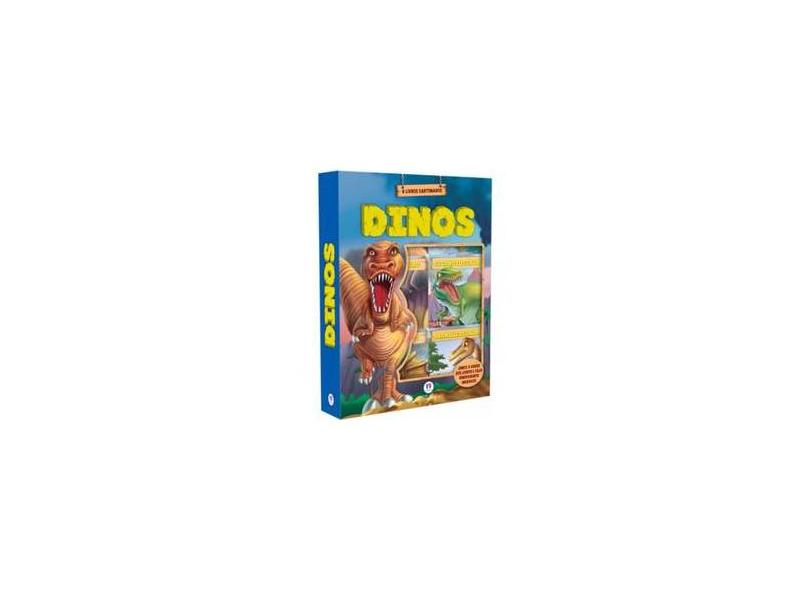 Dinos - 6 Livros Cartonados - Quebra-cabeça - Cultural, Ciranda - 9788538042822