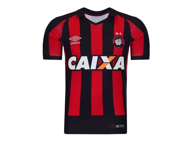 Camisa Torcedor Atlético Paranaense I 2016 sem Número Umbro